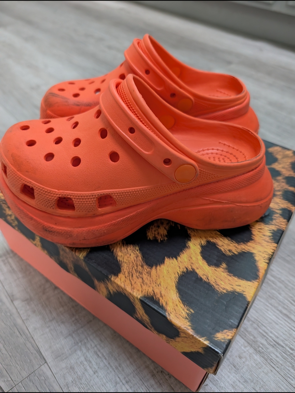 Orange Clog Platforms (Lemonade Brand)